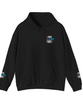 Jesus Faith Hoodie - "Pick a Side: Faith Jesus Up" Christian Pullover
