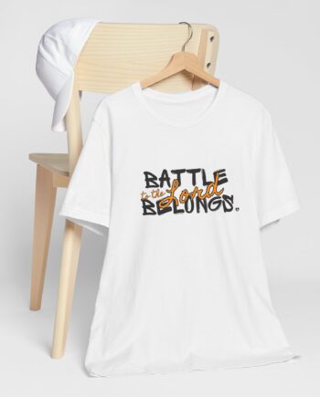 Battle Belongs to the Lord Tee — Christian Faith Graphic T-Shirt