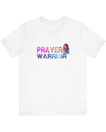 Women’s Prayer Warrior Tee – Christian Faith T-Shirt, Inspirational Bible Verse Shirt for Women, Religious Graphic Tee, Spiritual Gift Idea