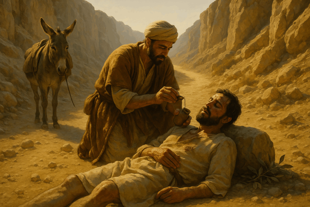 Good Samaritan Shows Mercy and Grace